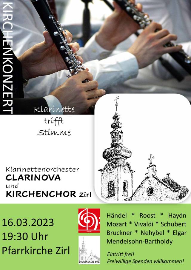 KIRCHENKONZERT - Klarinette trifft Stimme