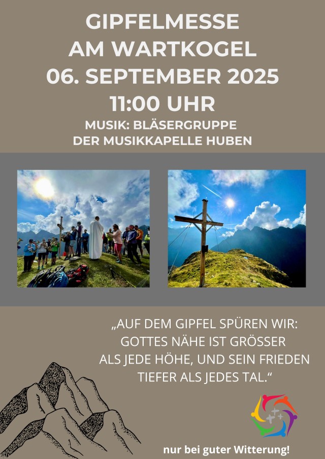 Gipfelmesse am Wartkogel