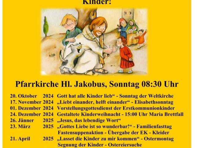 Kinder- und Familiengottesdienste