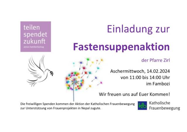 Fastensuppe 2024