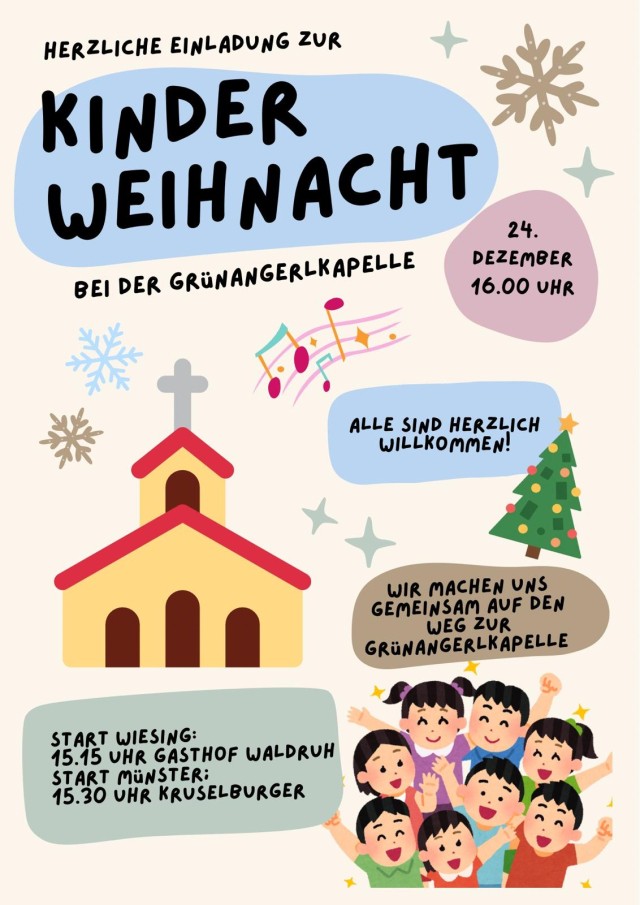 Kinder-Weihnacht Grünangerl