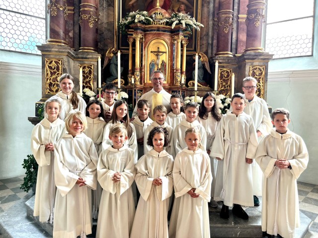 Neuaufnahme der Ministranten
