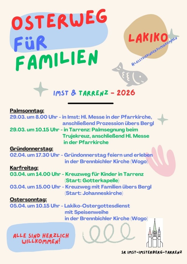Osterweg für Familien im SR Imst-Imsterberg-Tarrenz
