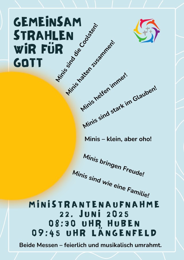 Familiengottesdienst mit Ministrantenaufnahme