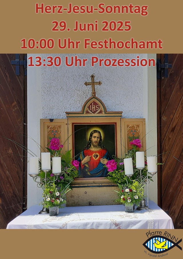 Herz-Jesu Sonntag mit Prozession