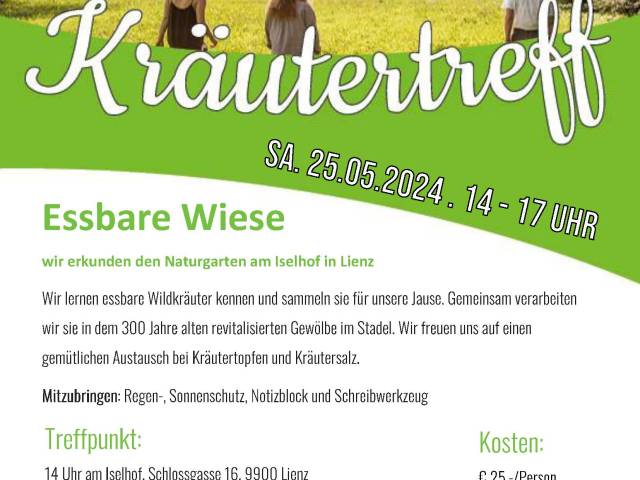 Kräutertreff: Essbare Wiese - Workshop