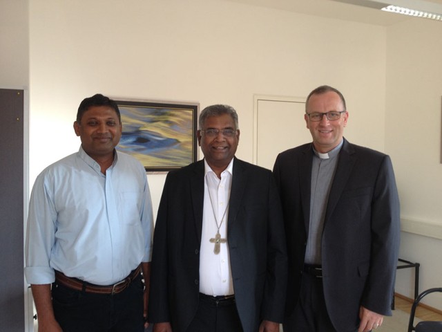 Bischof Neethinathan zu Besuch bei DA Bürgler