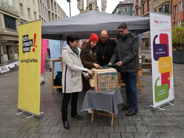 Jugend-Protestaktion am Tag der Arbeitslosen