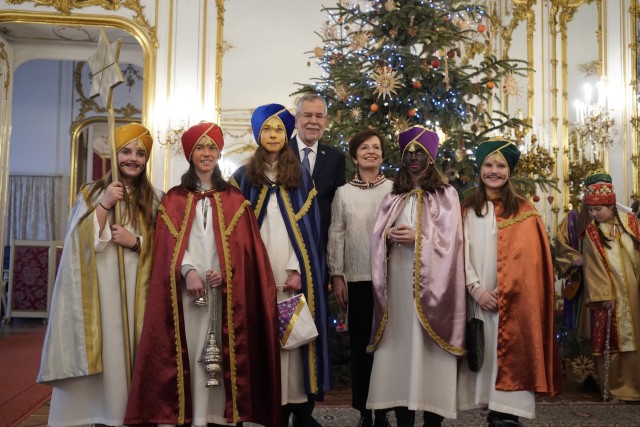 Sternsinger aus Prutz beim Bundespräsidenten