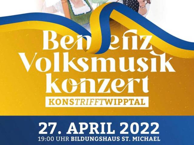 KONStrifftWIPPTAL: Volksmusik für die Ukrainehilfe