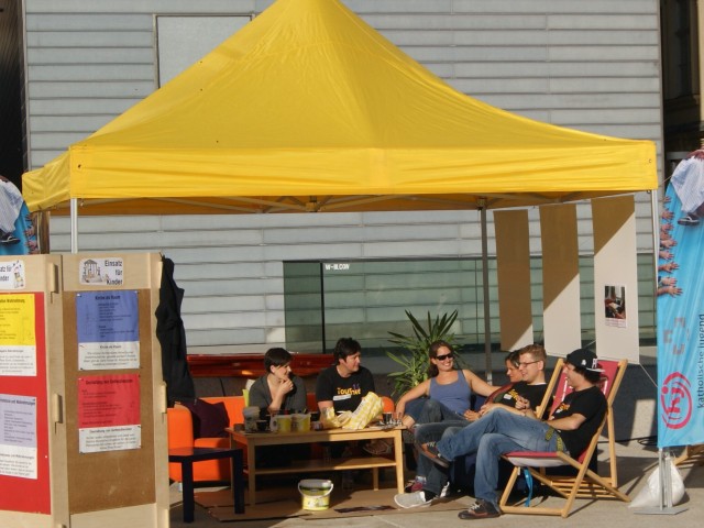 Behelf des Monats: Faltzelt