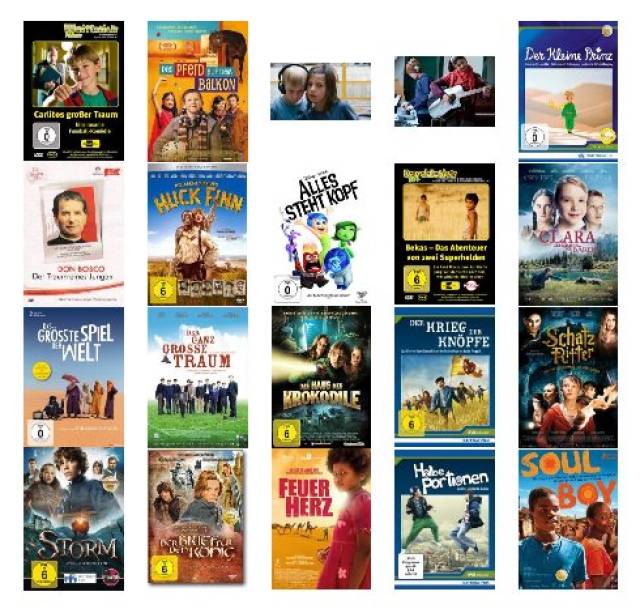 Kinder- und Jugendfilme ( ~ 9 - 12 Jahre)