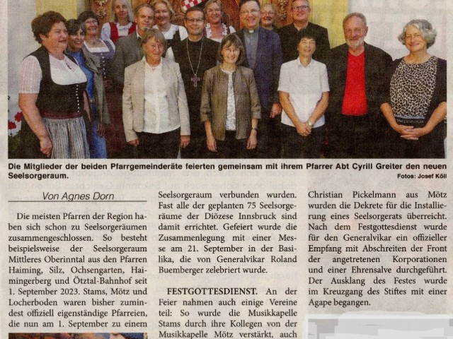 SEELSORGERAUM STAMS-MÖTZ