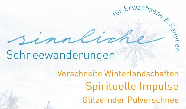 Sinnliche Schneewanderung Gschnitztal