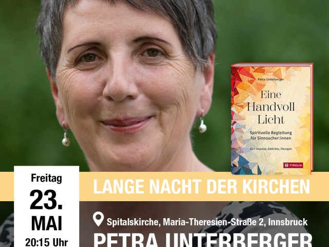 "Eine Handvoll Licht" - Lesung mit Petra Unterberger