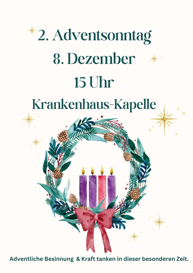 2. Adventsonntag in der Krankenhaus-Kapelle