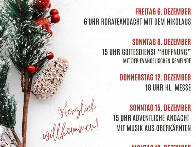 Advent in der Krankenhaus-Kapelle