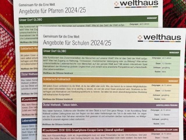 Angebotsflyer für 2024/25