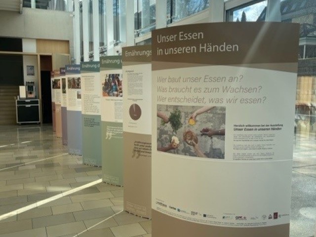 Ausstellung "Unser Essen in unseren Händen" im Haus der Begegnung