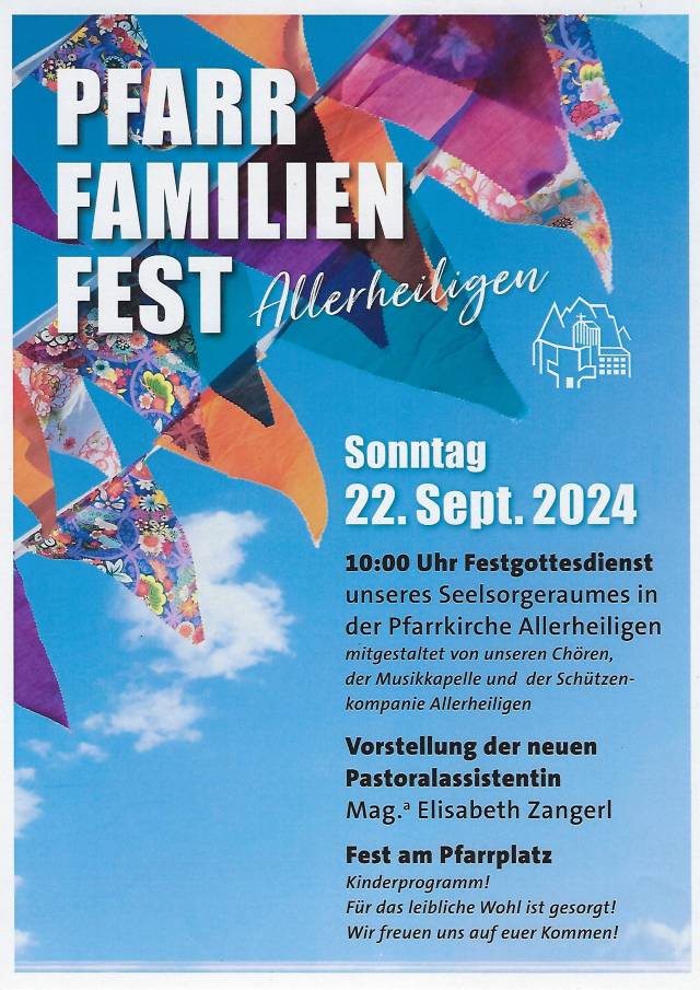 Pfarrfamilienfest 22.09.2024