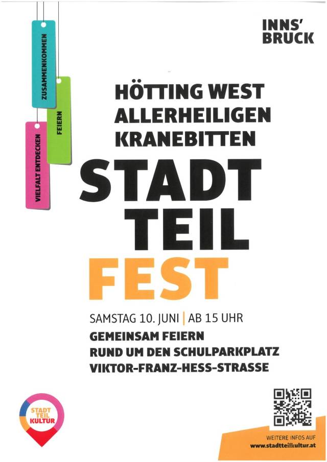 Sa, 11. Juni, ab 15:00 Uhr | Stadtteilfest 