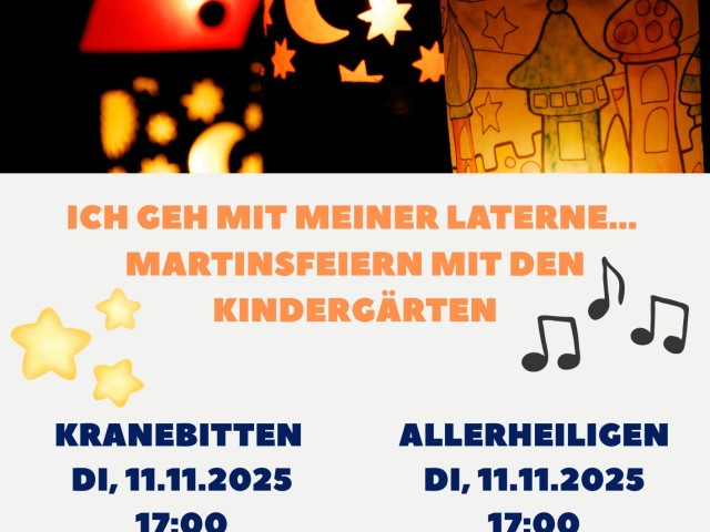 Martinsfeiern im Seelsorgeraum