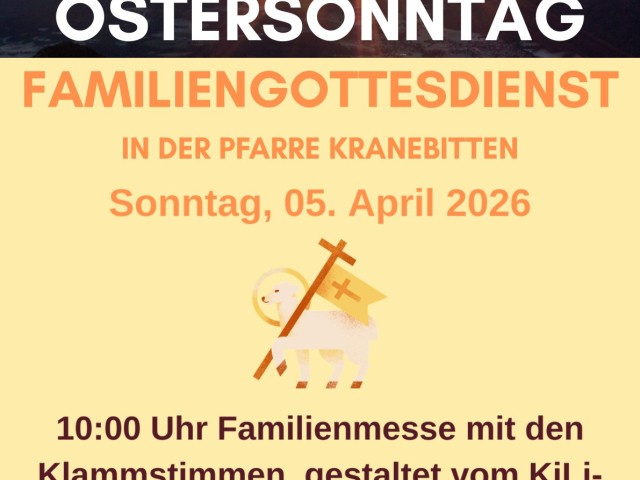 Ostersonntag 10:00 Familiengottesdienst