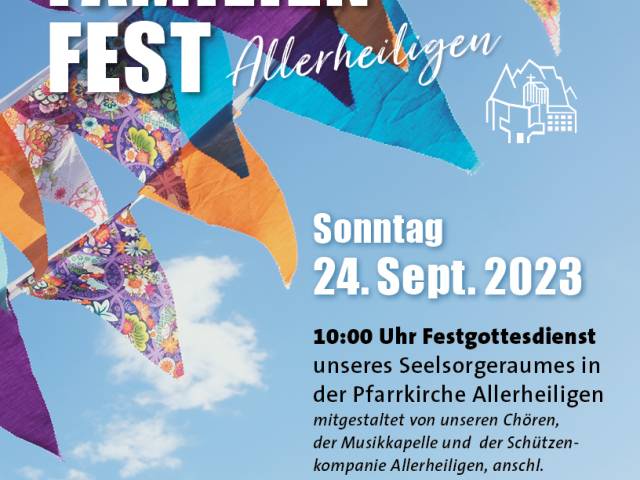 Pfarrfamilienfest 24.09. 2023