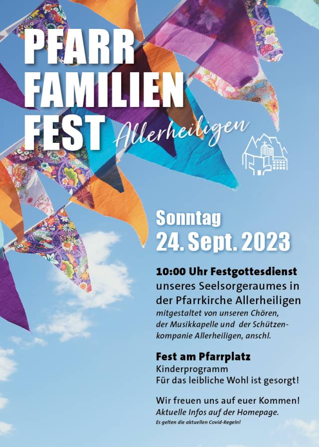 Pfarrfamilienfest 24.09. 2023