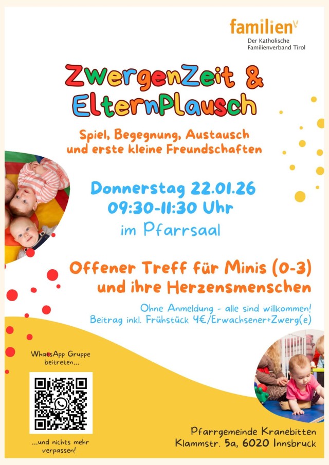 ZwergerlZeit und ElternPlausch