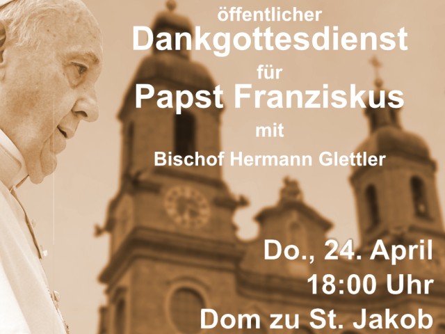 Dankgottesdienst zum Gedenken an Papst Franziskus