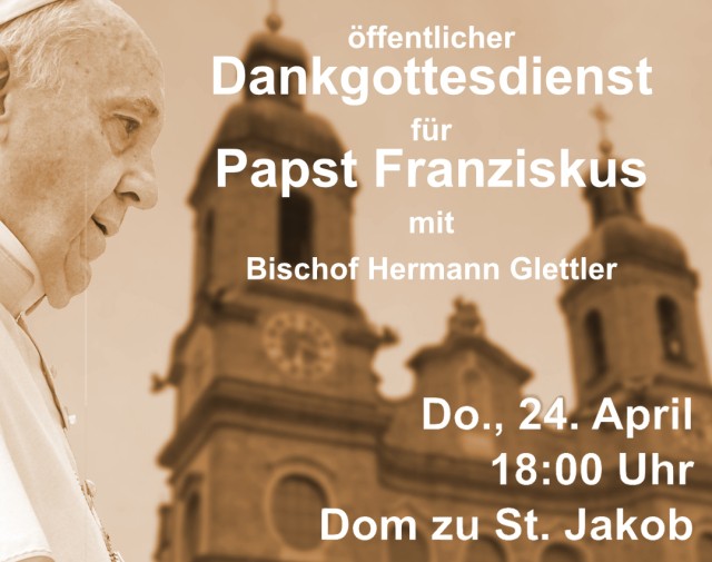 Dankgottesdienst zum Gedenken an Papst Franziskus