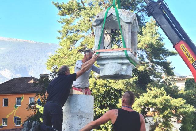 Segnung der Lichtsäule