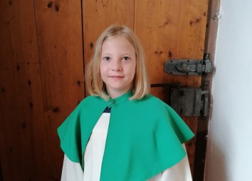 Neue Ministrantin Luisa