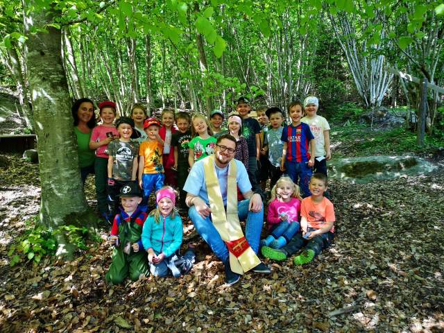 Besuch im Waldkindergarten Aschau