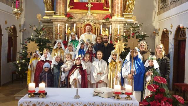 Die Sternsinger waren wieder da…