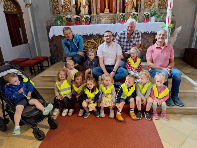 Kinderkrippe zu Besuch